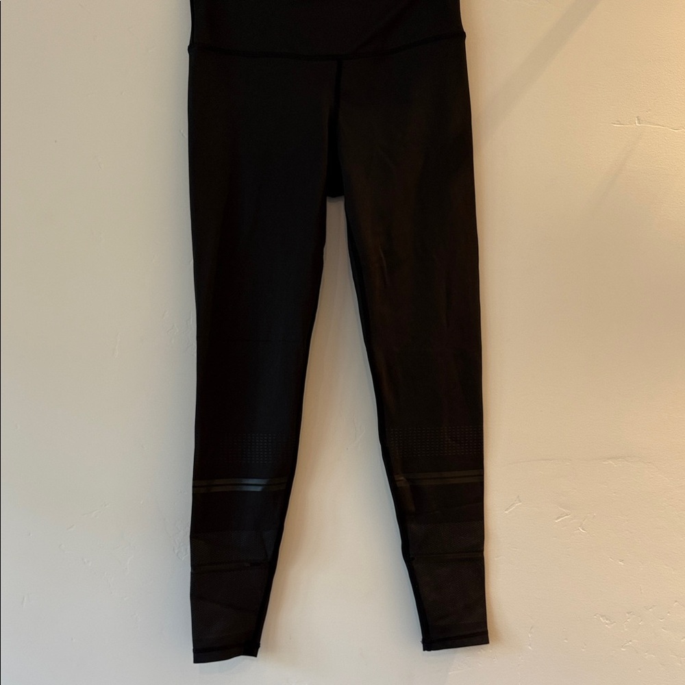 Lilybod black Active Leggings with leg details